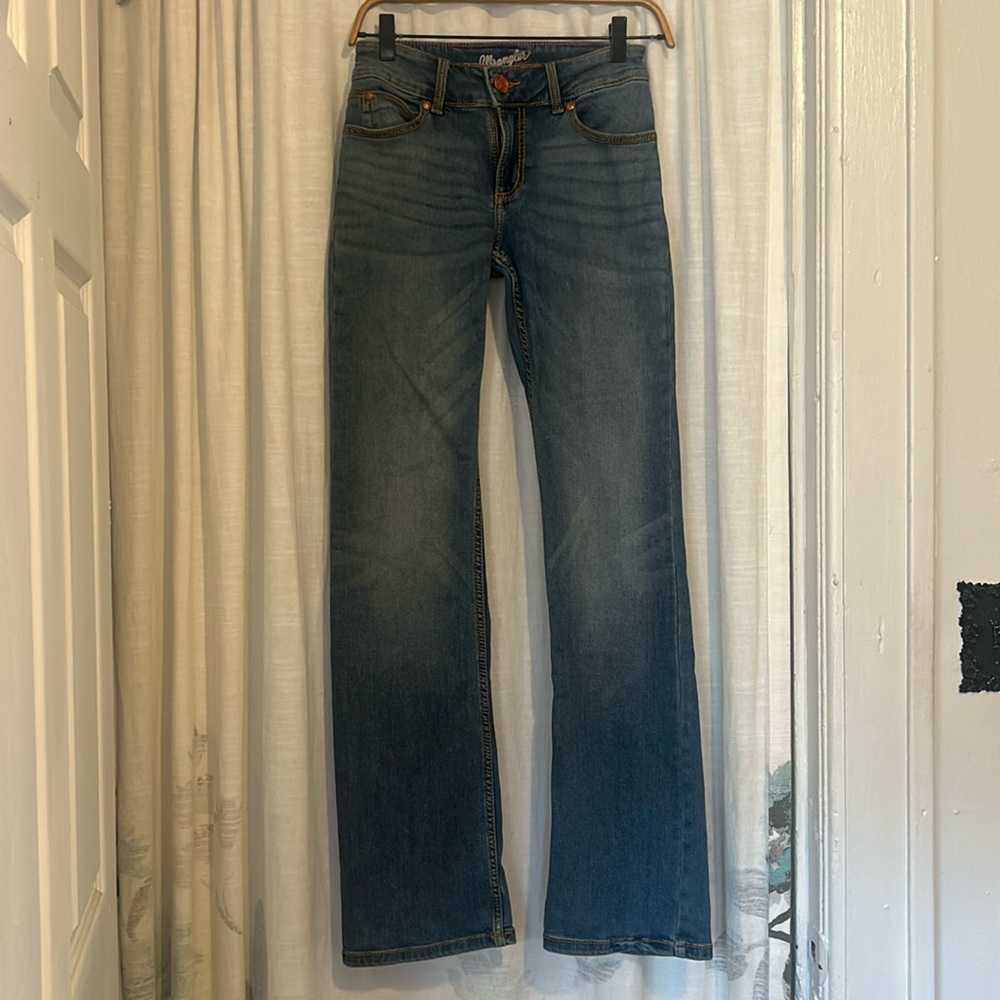 Wrangler riding jeans stretchy denim